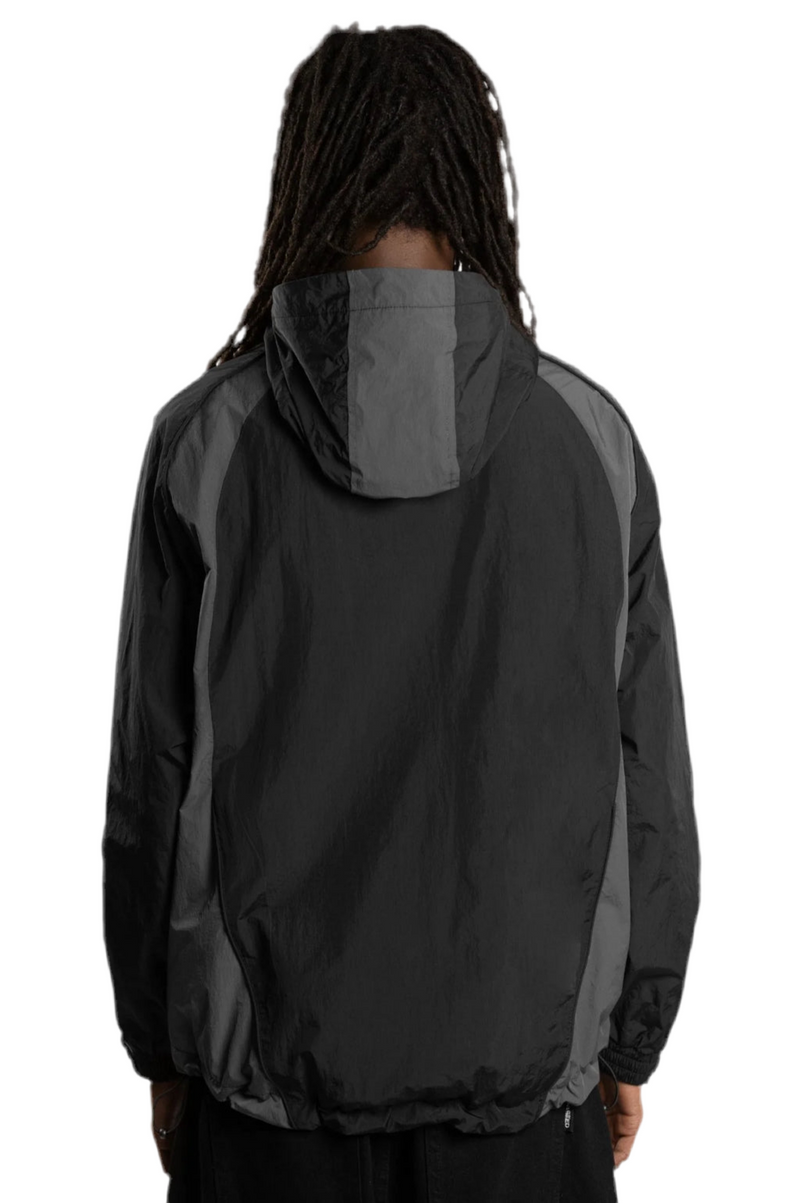 Arena Windbreaker // Charcoal/Black