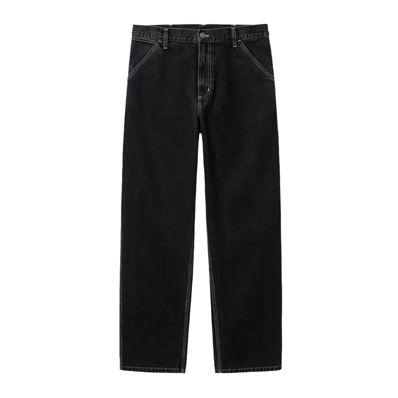 Simple Pant // Black Heavy Stone Wash