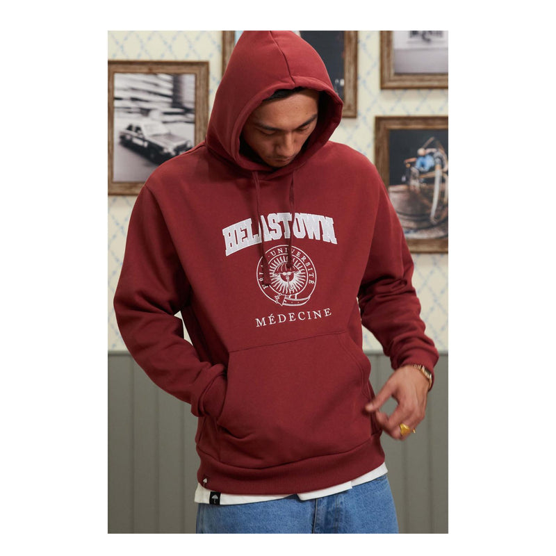 Helastown Hoodie // Burgundy