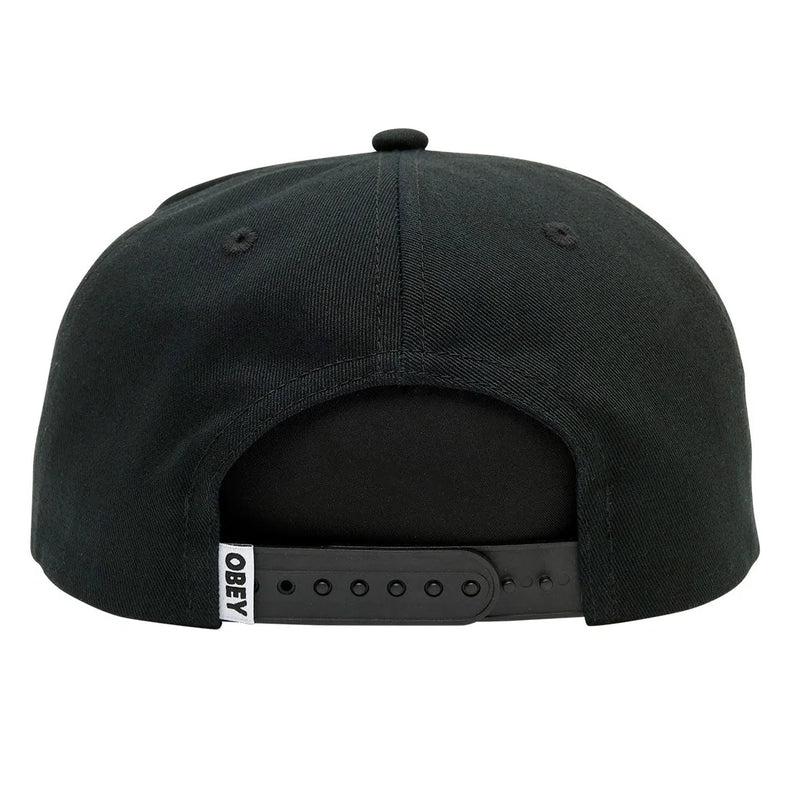 Lowercase 5 Panel Snap // Black