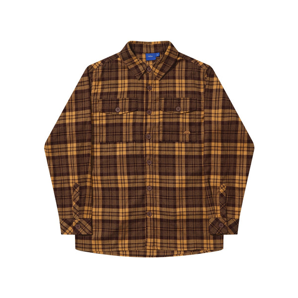 Flaner LS Shirt // Brown