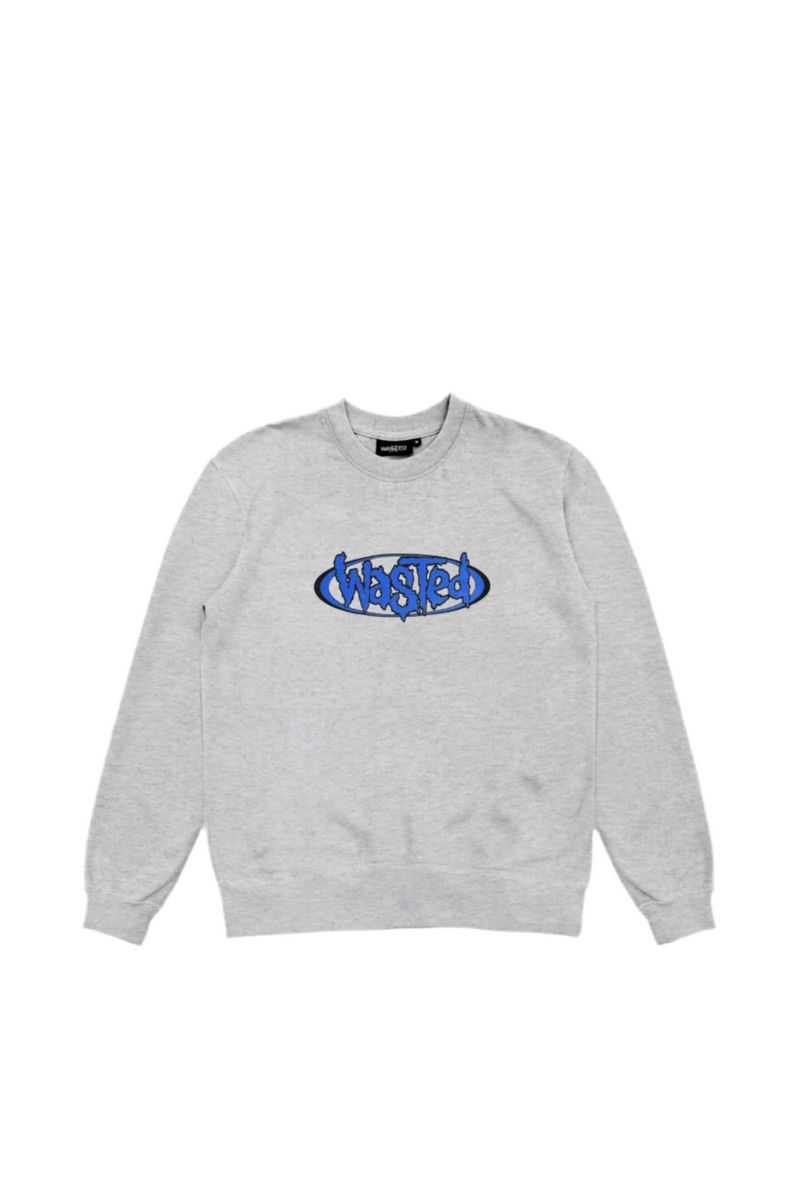 Crewneck Negative // Ash Grey