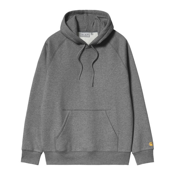 Hooded Chase Sweat // Dark Grey Heather/Gold