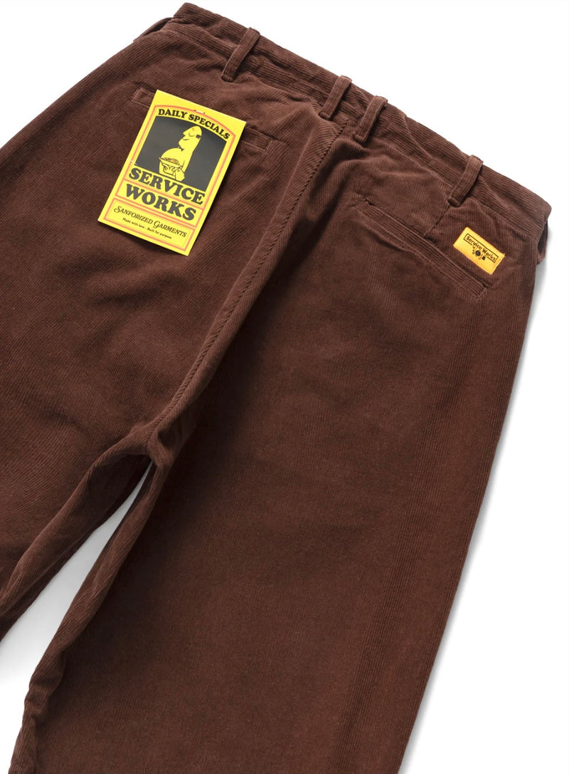 Corduroy Part Timer Pant // Brown