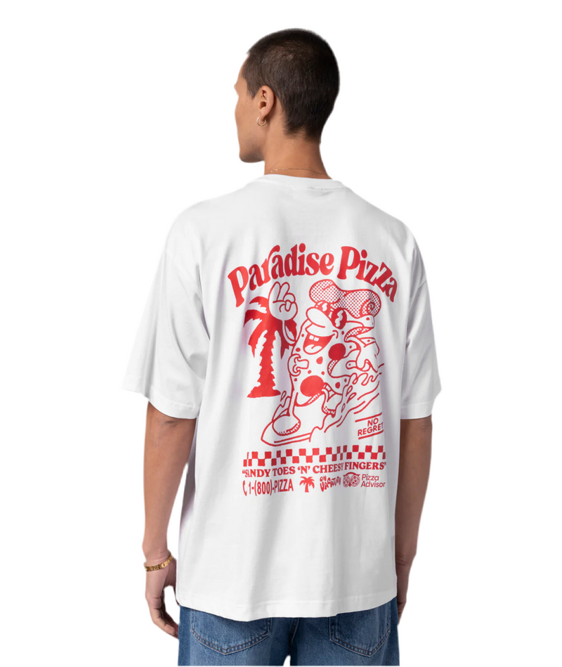 Paradise Pizza T-shirt // White