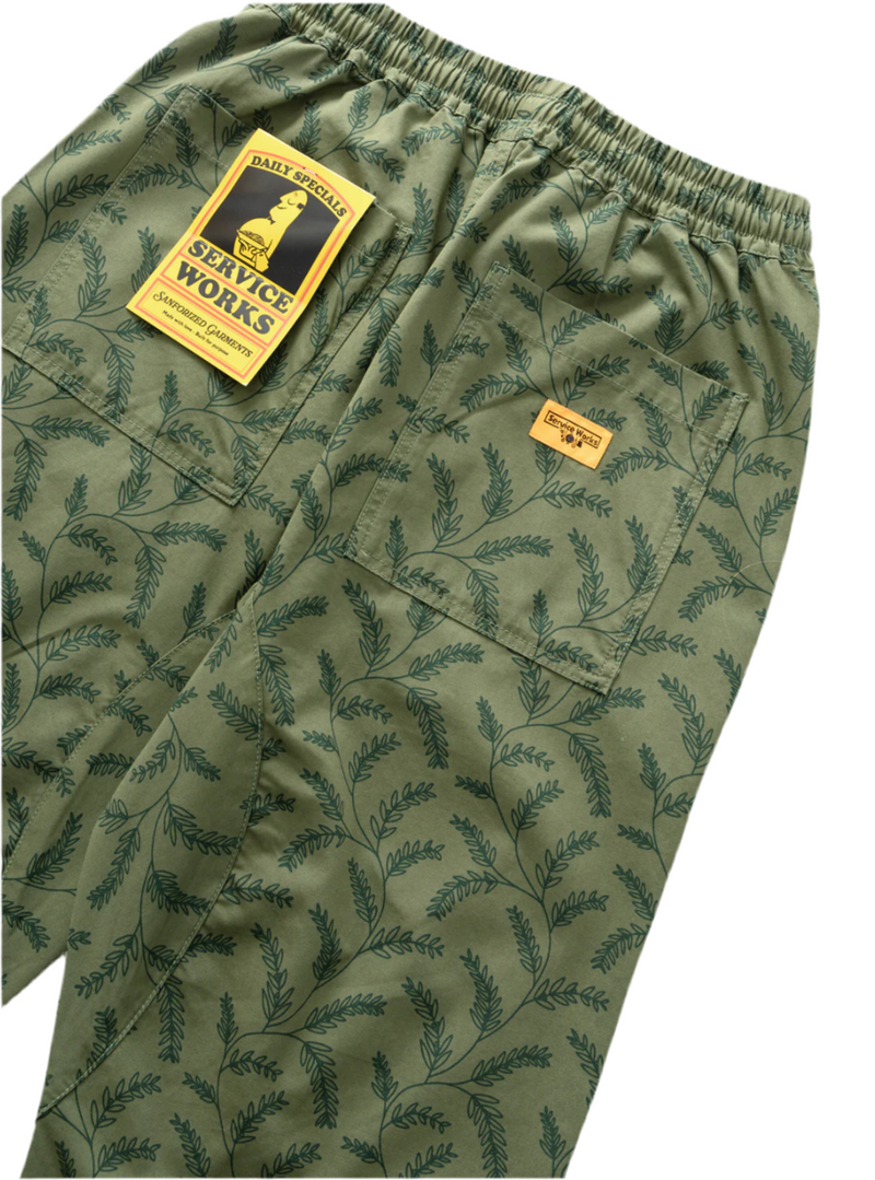 Branch Twill Chef Pant // Olive