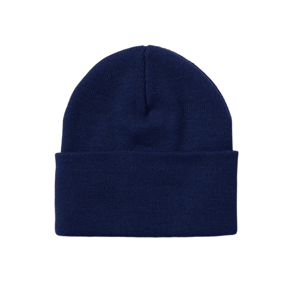 Star Box Logo Beanie // Navy