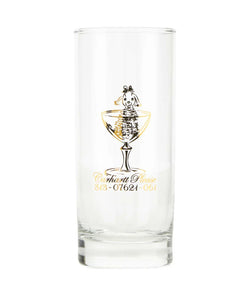 Carhartt Please Glass Set // Glass Clear/Gold