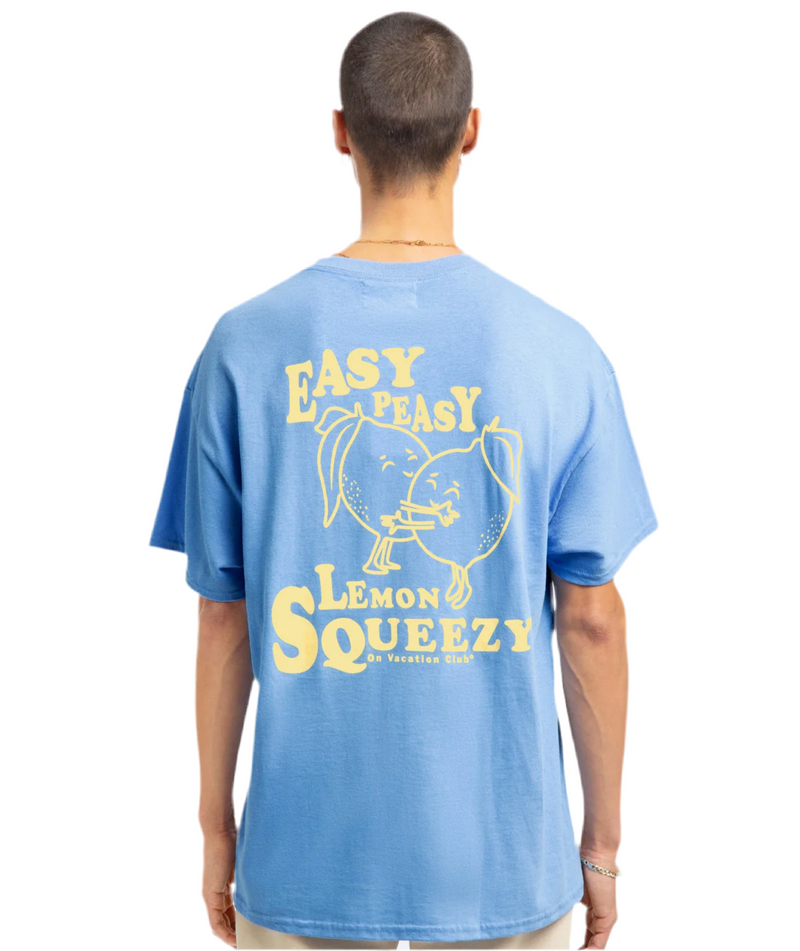 Lemon Squeezy T-shirt // Light Blue