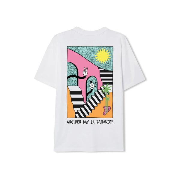 Another Day In Paradise T-shirt // White