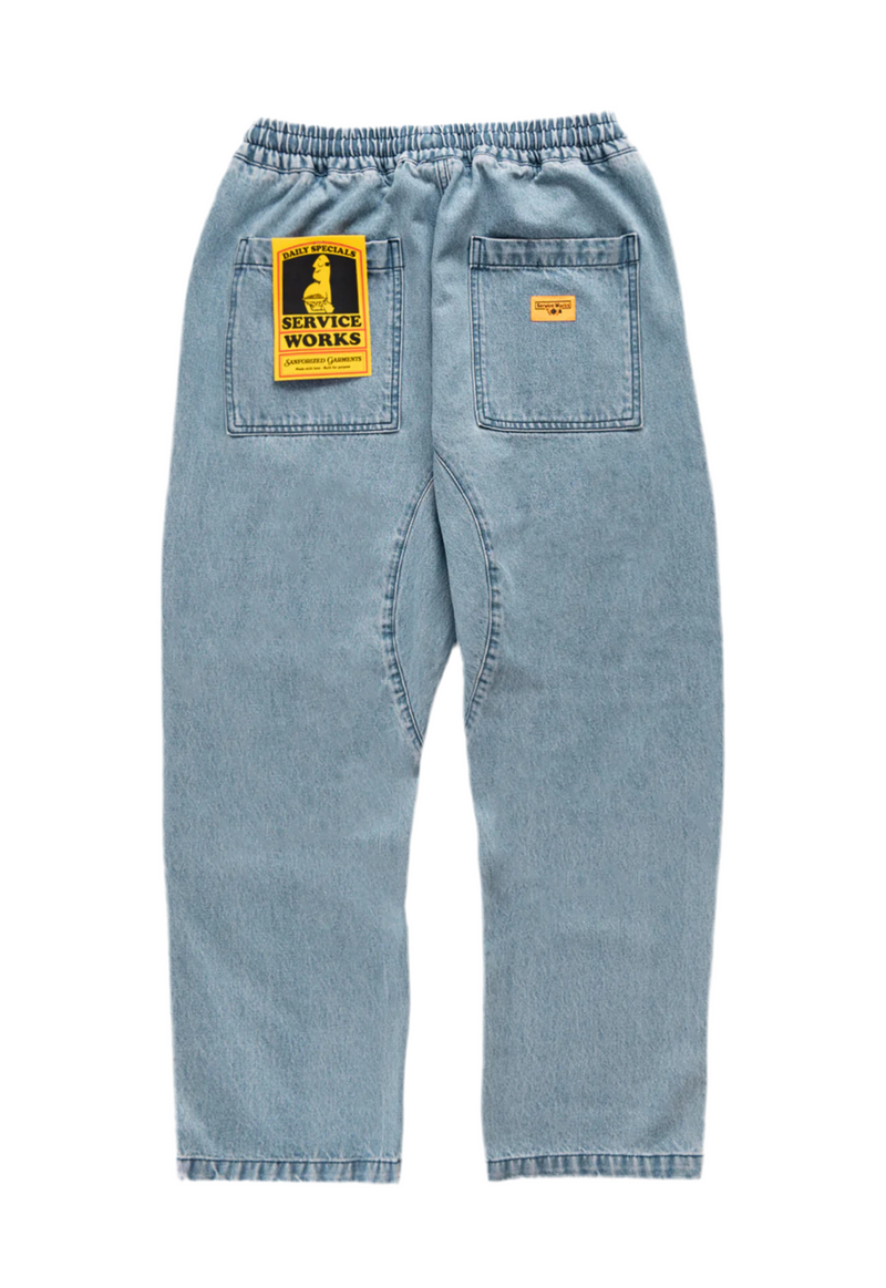 Denim Chef Pant // Light Wash