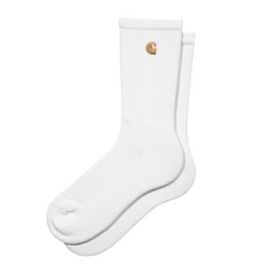 Chase Socks // White/Gold