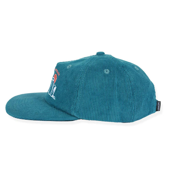 Salisbury Plain Corduroy Snapback Hat // Jade