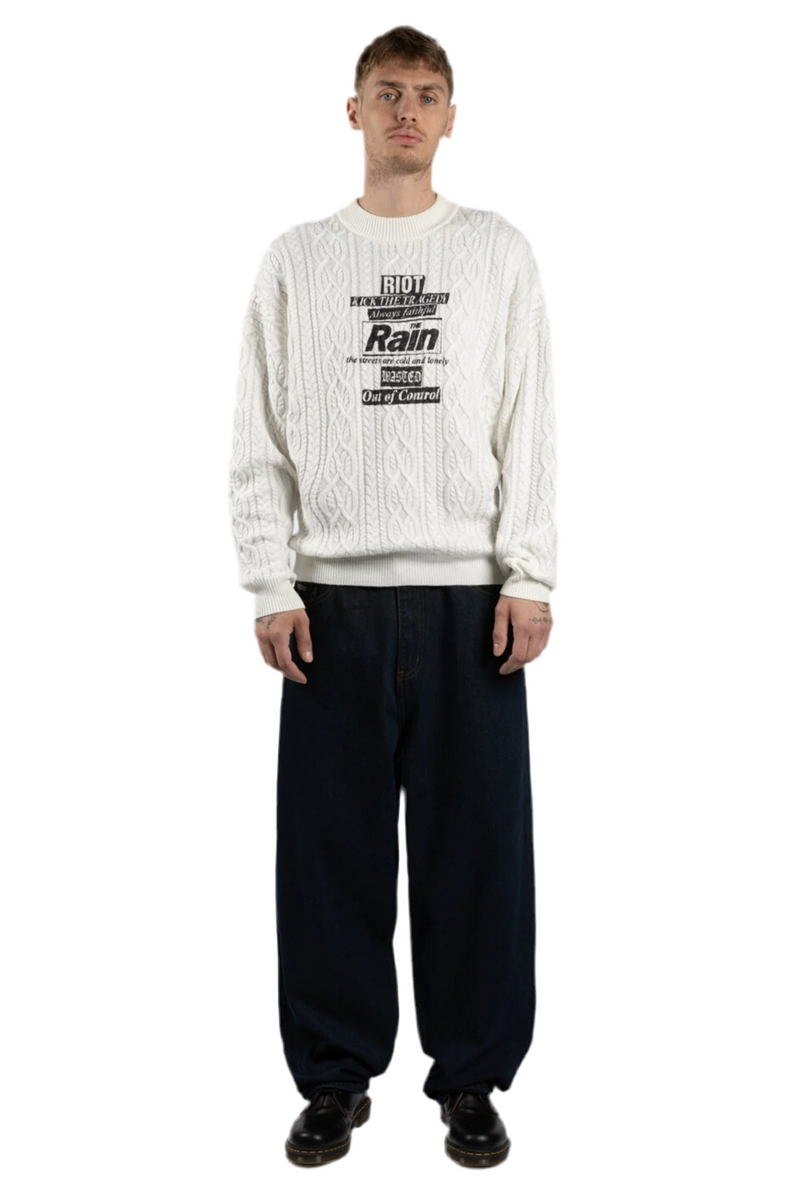 Rain Cable Sweater // Off White