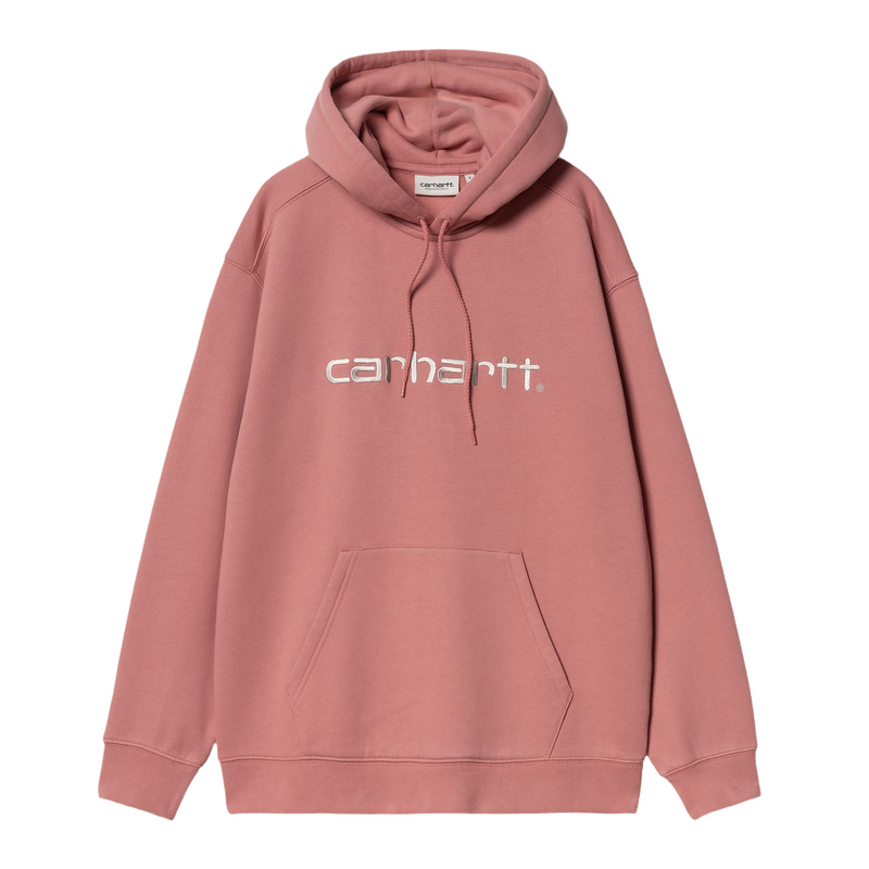 W' Hooded Carhartt Sweat // Dusty Rose/Moonbeam