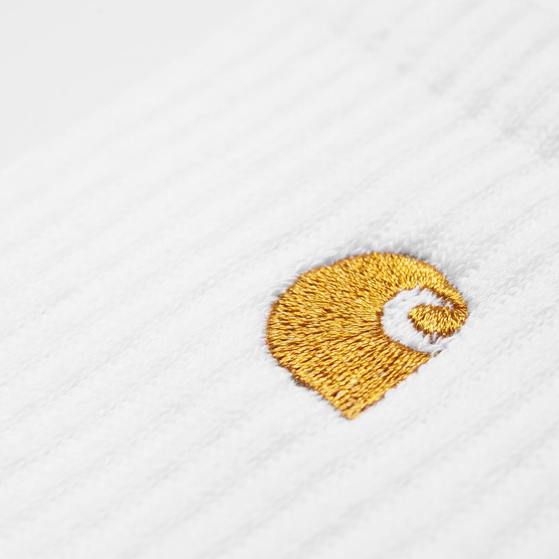 Chase Socks // White/Gold