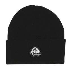 Clouds Patch Beanie // Black