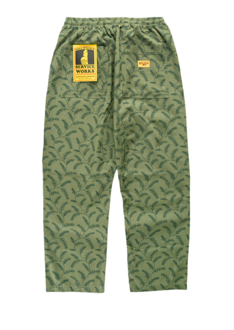 Branch Twill Chef Pant // Olive