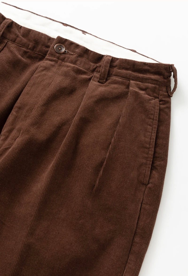 Corduroy Part Timer Pant // Brown