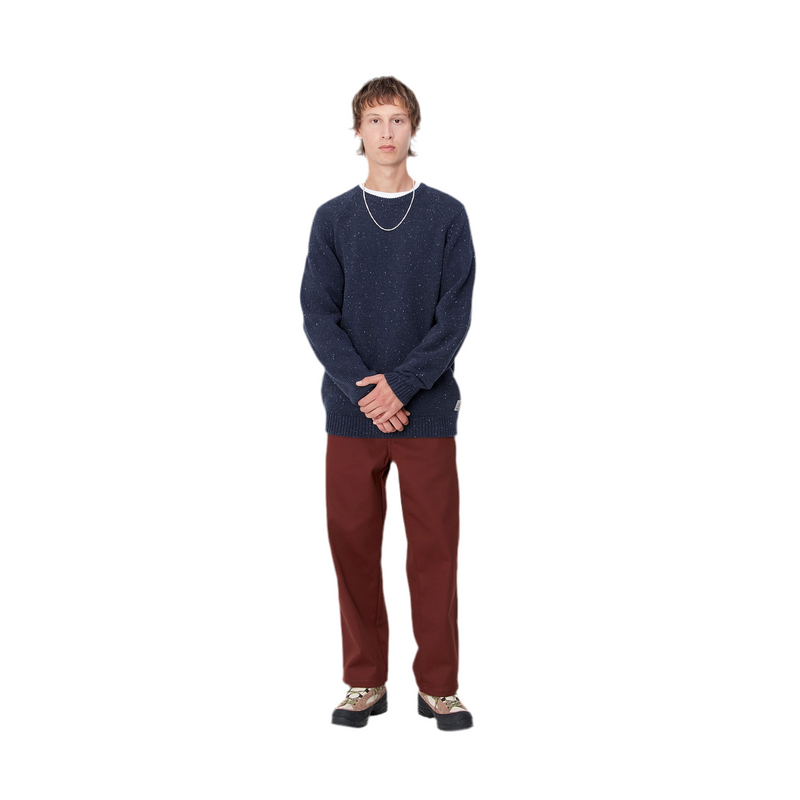 Anglistic Sweater // Speckled Air Force Blue