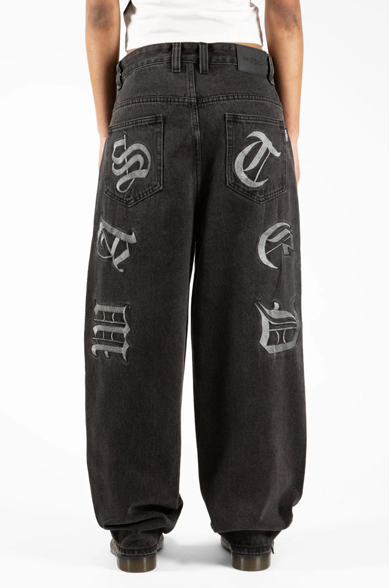 Kingdom Curve Casper Pant // Faded Black