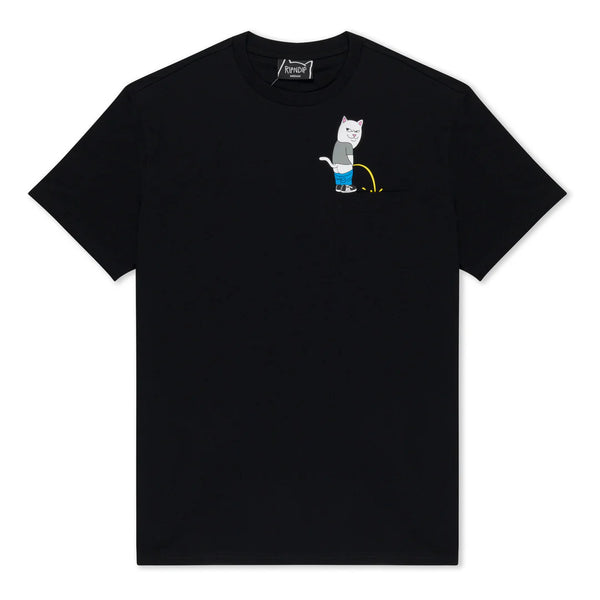 Potty Pocket Tee // Black