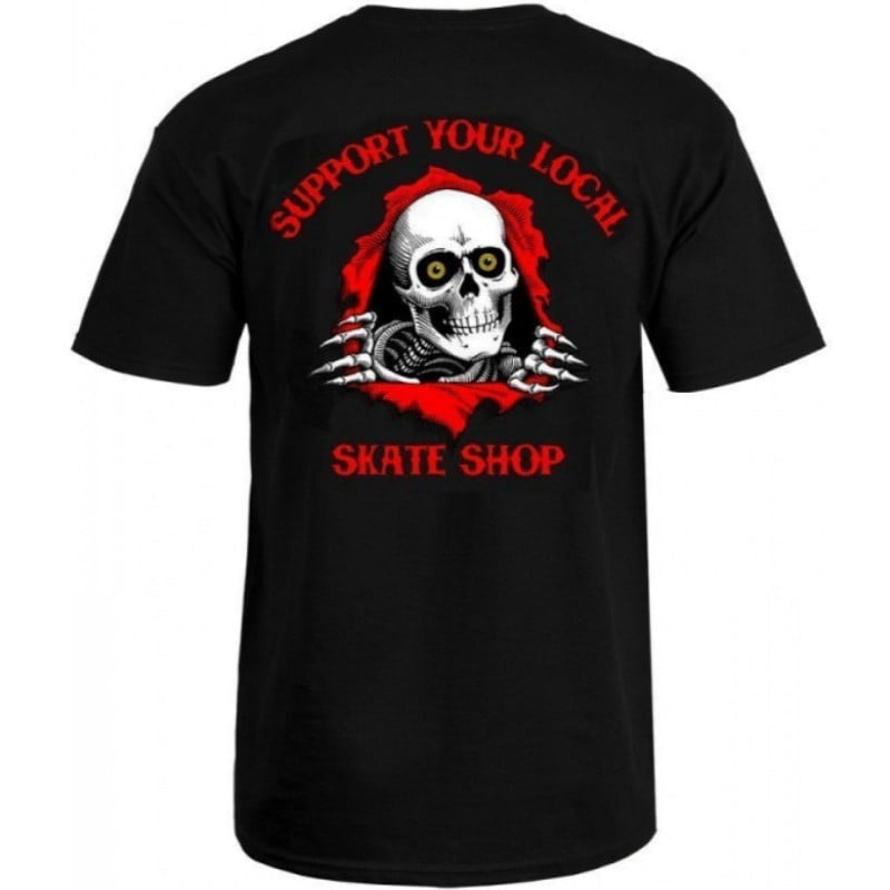 Ripper Support Your Local Skateshop SS Tee // Black