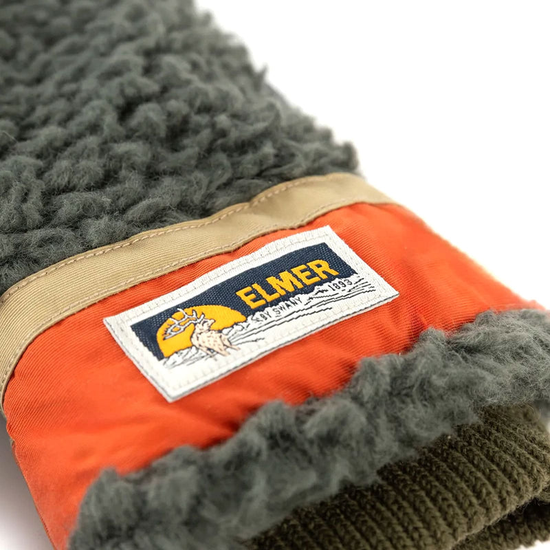 gants elmer kaki 353 vue du logo