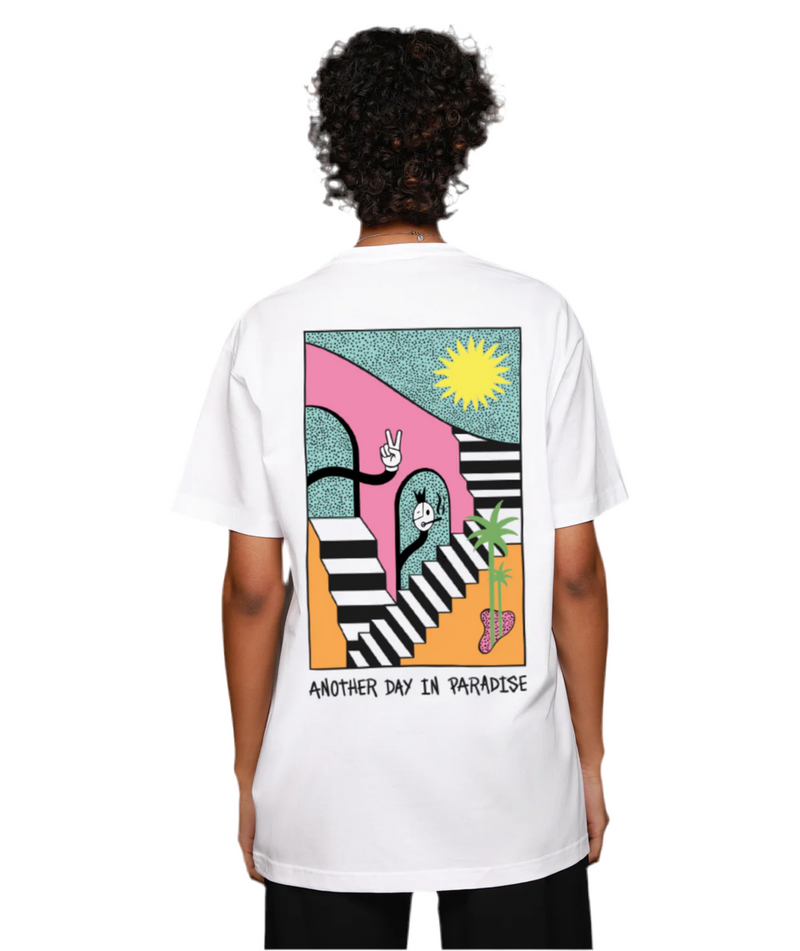 Another Day In Paradise T-shirt // White