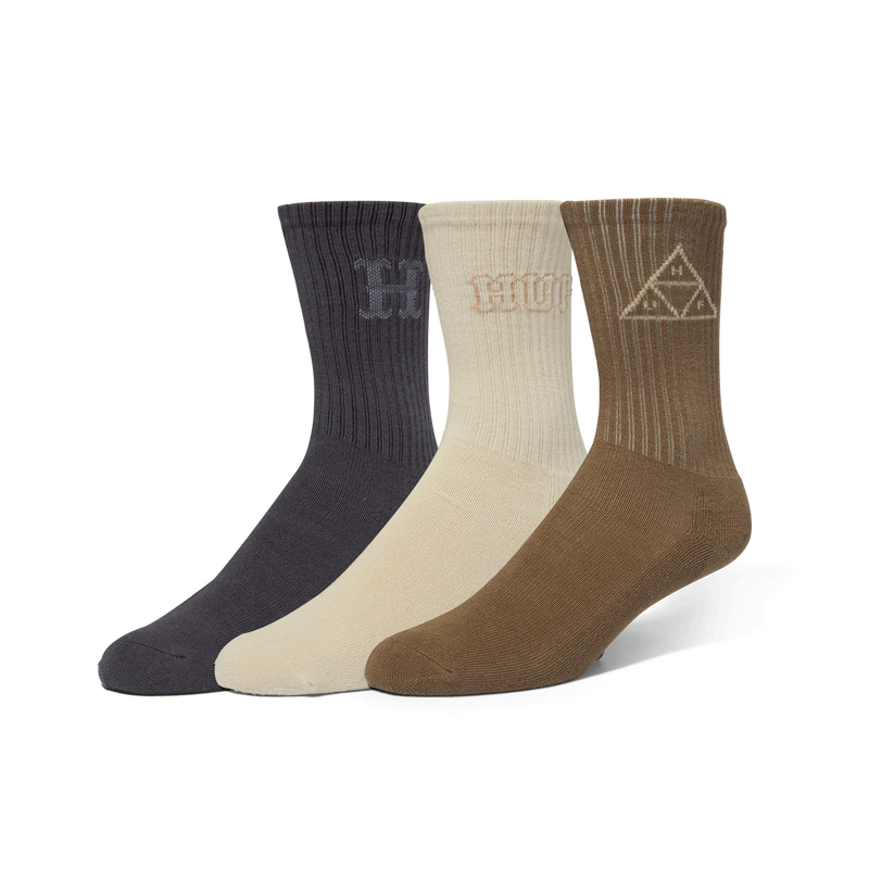 Core 3 Pack Crew Sock // Multi