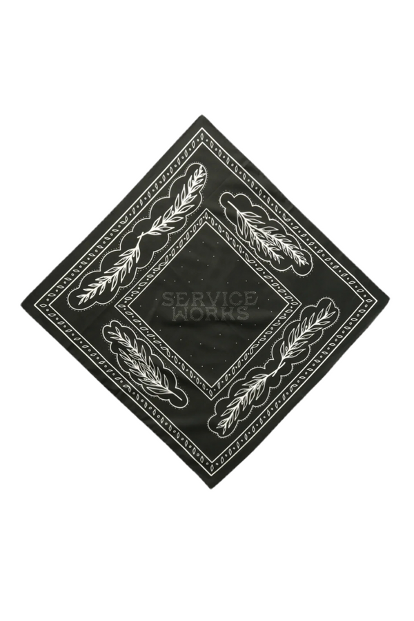 Olive Branch Bandana // Black