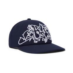 Outlines Snapback Hat // Navy