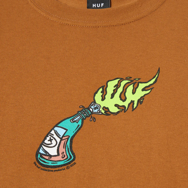 T-shirts - Huf - Fire Starter SS Tee // Rubber - Stoemp