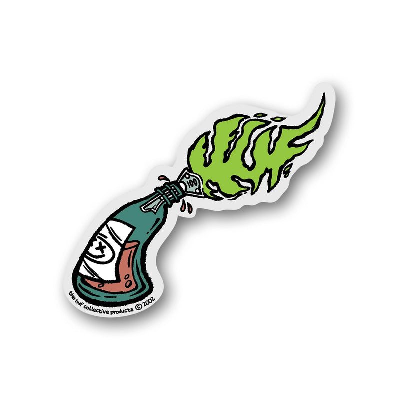 Stickers - Huf - Fire Starter Sticker // Green - Stoemp