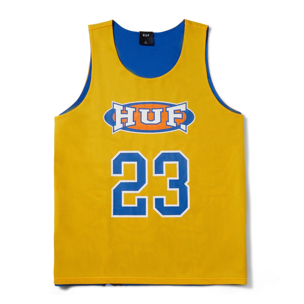 T-shirts - Huf - Half Court Reversible Jersey // Blue/Yellow - Stoemp