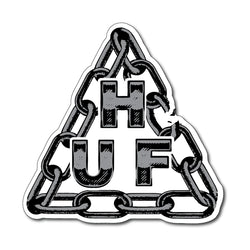 Stickers - Huf - Hard Links Sticker // White - Stoemp