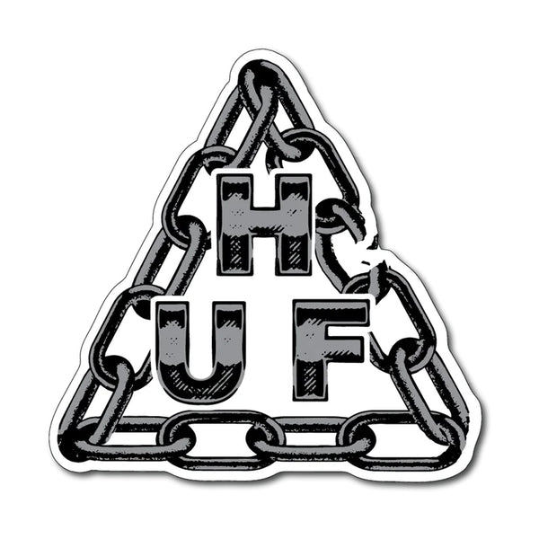 Stickers - Huf - Hard Links Sticker // White - Stoemp