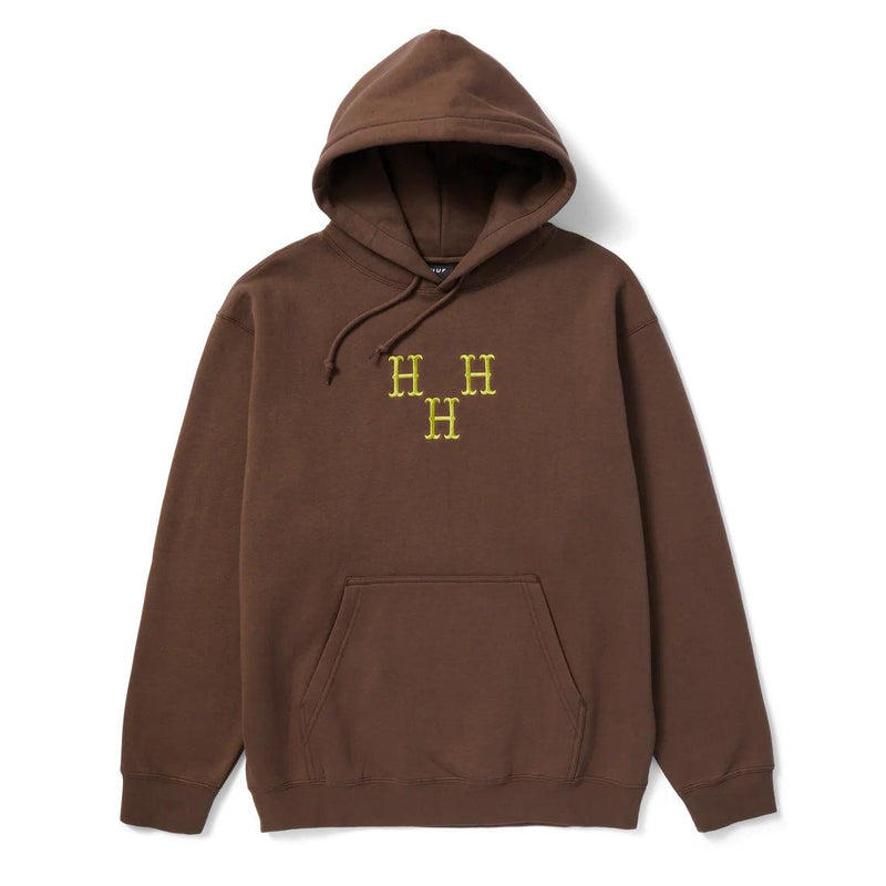 Sweats à capuche - Huf - Hat trick P/O Hoodie // Coffee - Stoemp