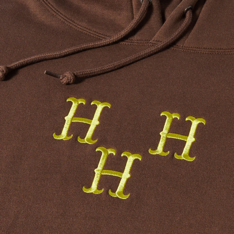 Sweats à capuche - Huf - Hat trick P/O Hoodie // Coffee - Stoemp