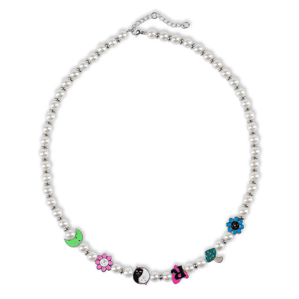 Lucky Charms Pearl Necklace // Multi