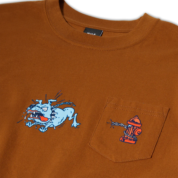 T-shirts - Huf - Junkyard Dog SS Pocket Tee // Rubber - Stoemp
