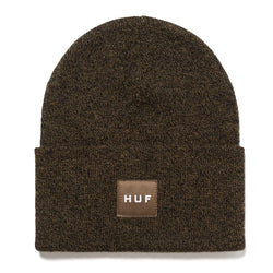 Bonnets - Huf - Melange Box Logo Beanie // Pine - Stoemp