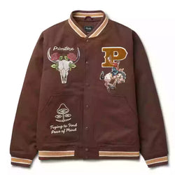 Vestes - Primitive - Badlands Varsity Jacket // Brown - Stoemp