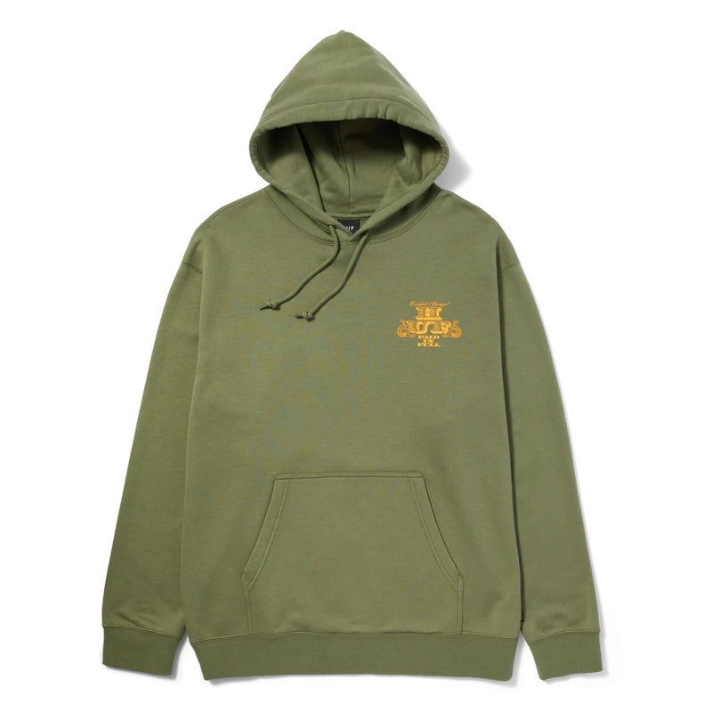 Sweats à capuche - Huf - Paid In Full P/O Hoodie // Olive - Stoemp