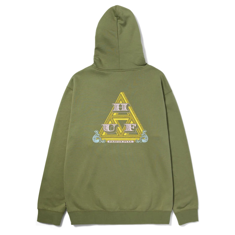 Sweats à capuche - Huf - Paid In Full P/O Hoodie // Olive - Stoemp