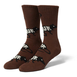 Pest Problem Crew Sock // Camel