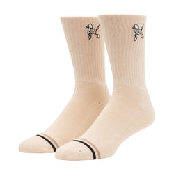 Chaussettes - Huf - Poodle Crew Sock // Cream - Stoemp