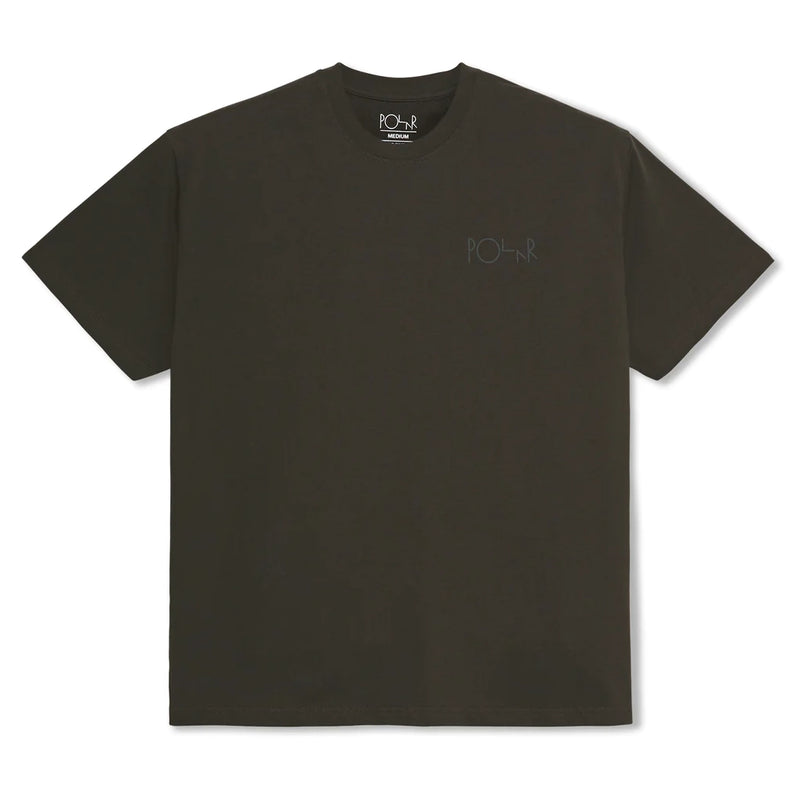 Stroke Logo Tee // Junior // Dirty Black