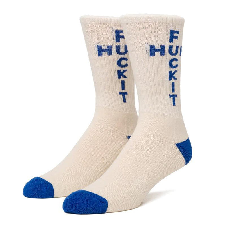 Chaussettes - Huf - Strike Through Crew Sock // Bone - Stoemp