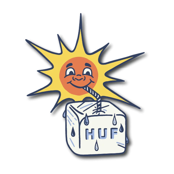 Stickers - Huf - Sippin Sun Sticker // Yellow - Stoemp